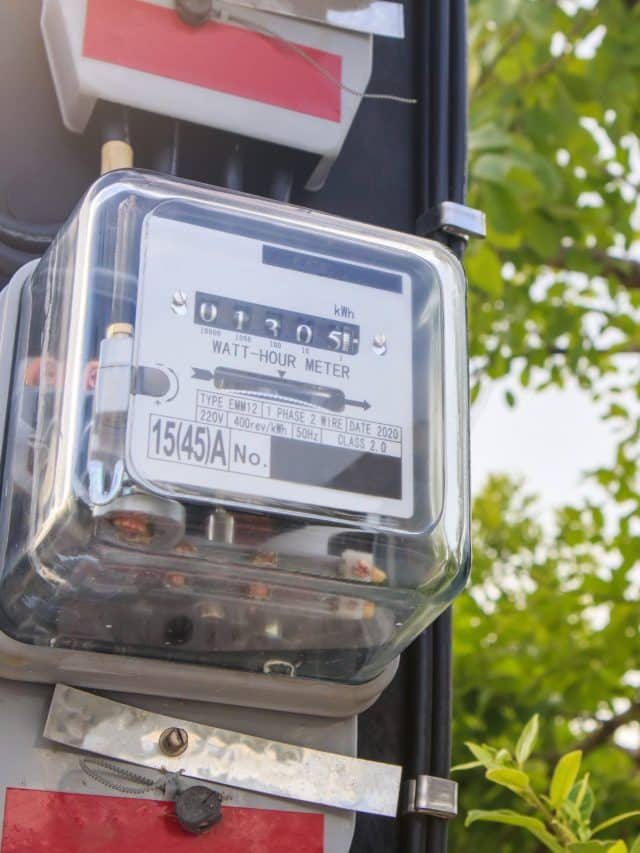 Electric power box meter for home use