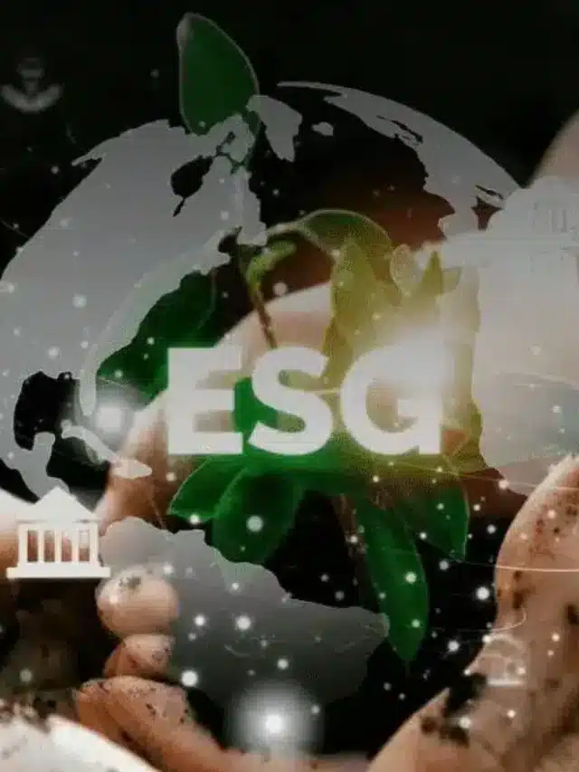 Mãos segurando terra e simbolos de ESG para Existem alguma diferença entre ESG e sustentabilidade?